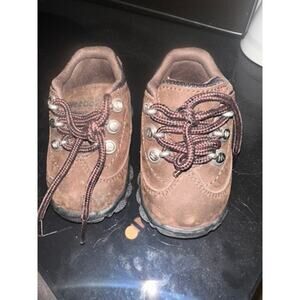 Vintage 90s Weebok by Reebok Baby Boots - Brown Suede Hiker Style - Size 3